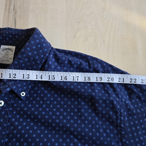 Brooks Brothers Blue Nautical Pattern Casual Shirt - Picture 7 of 10